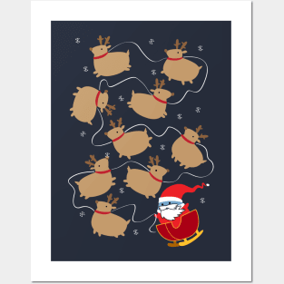 Santa Pudge Posters and Art